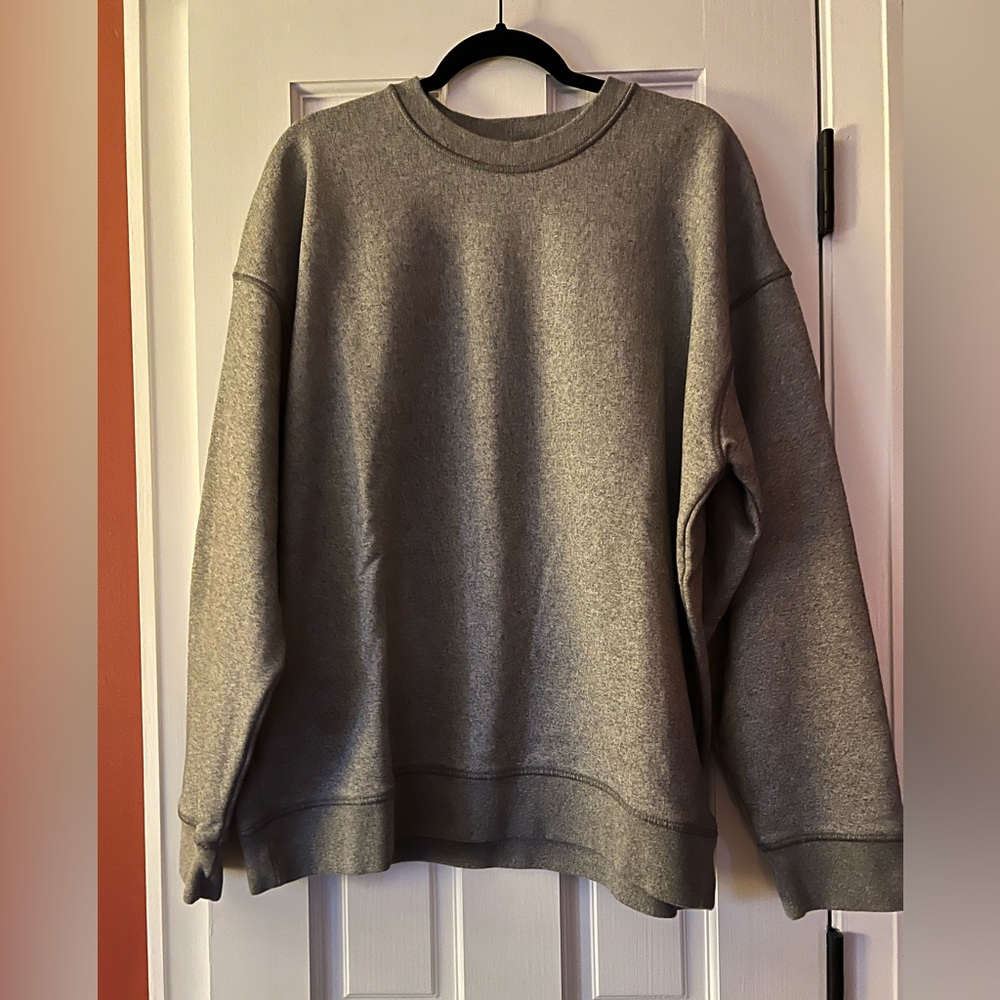 BANANA REPUBLIC MEN’S SWEATSHIRT MARLED GRAY  XL